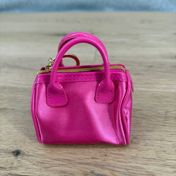 Victorias Secret VTG Angel Mini Coin Purse Keychain Pink Tiny Zipper Close Y2K - Picture 2 of 9